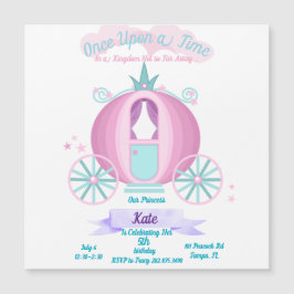Convite para Festas de aniversário da Princesa