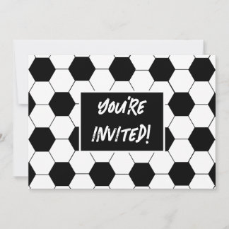 Convite para Festas de aniversário de futebol