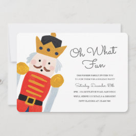 Convite para Festas de Férias Nutcracker