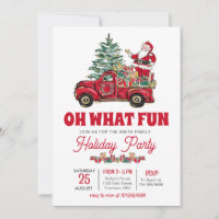 Convite para Festas de Férias, Oh, que convite div