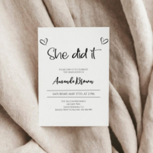 Convite para festas de formatura, Convite para For