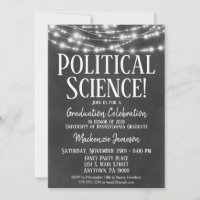 Convite para Festas de formatura de Ciências Polít
