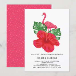 Convite para Festas de formatura de Hibiscus e Fla