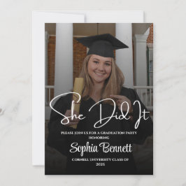 Convite para Festas de formatura Elegante