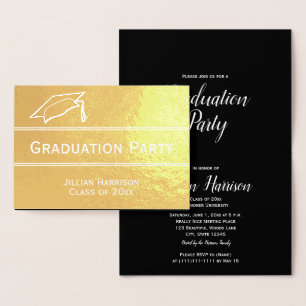 Convite para Festas de formatura Elegante