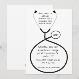 Convite para Festas de formatura Médica ou de Enfe