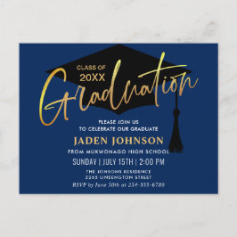 Convite para Festas de formatura minimalista moder