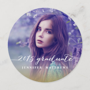 Convite para Festas de formatura Simples Chalkboar