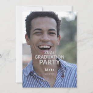 Convite para Festas de formatura Simples de Foto 2