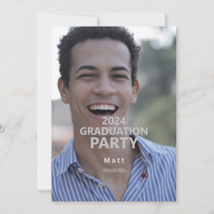 Convite para Festas de formatura Simples de Foto 2