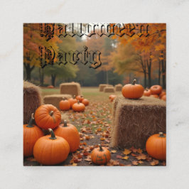 Convite para Festas de Halloween