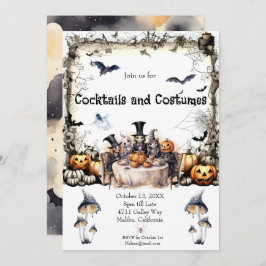 Convite para Festas de Halloween