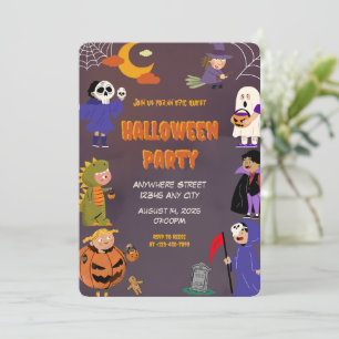 Convite para Festas de Halloween