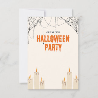 Convite para Festas de Halloween