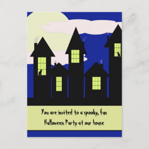 convite para festas de halloween - 2 estilos dispo