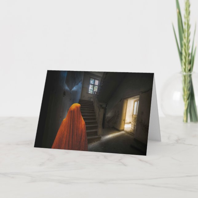 Convite para Festas de Halloween. Cartão (Frente)