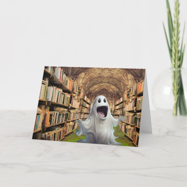 Convite para Festas de Halloween. Cartão (Frente)