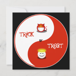 Convite para Festas de Halloween de Truque ou Trat