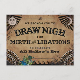 Convite para Festas de Halloween   Estética egípci