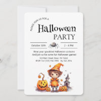 Convite para Festas de Halloween - Feliz Abraço