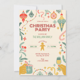 Convite para festas de Natal