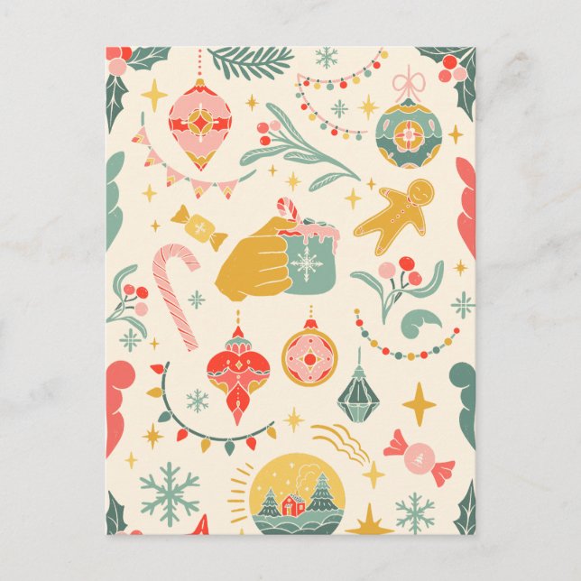 Convite para festas de Natal (Frente)