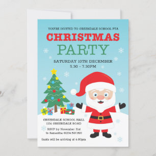 Convite para Festas de Natal para Crianças