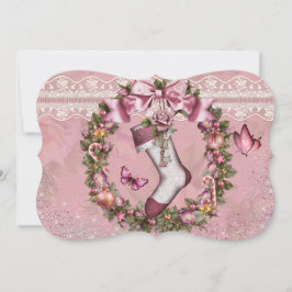 Convite para Festas de Natal Vitorianas