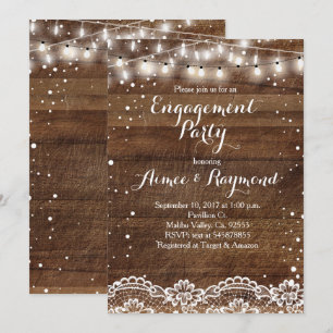 Convite para Festas de noivado Russas de Inverno