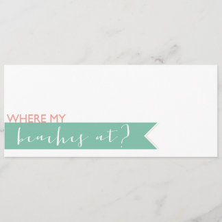 Convite para Festas de solteira de praia