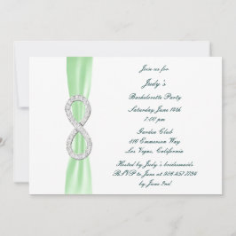 Convite para Festas de solteira do Green Infinity