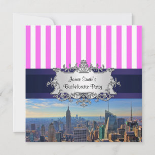 Convite para Festas de solteira NYC Skyline B2