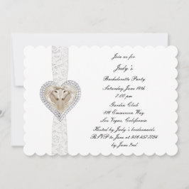 Convite Para Festas de solteira Unicórn E Lace