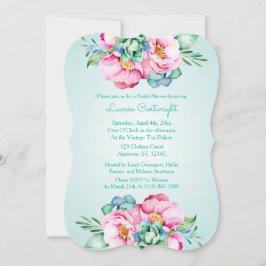 Convite para Flor de Mola-d'Água Rosa