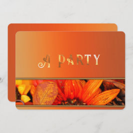 Convite para Florais de outono