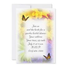 Convite para Flores da Summer Daisies