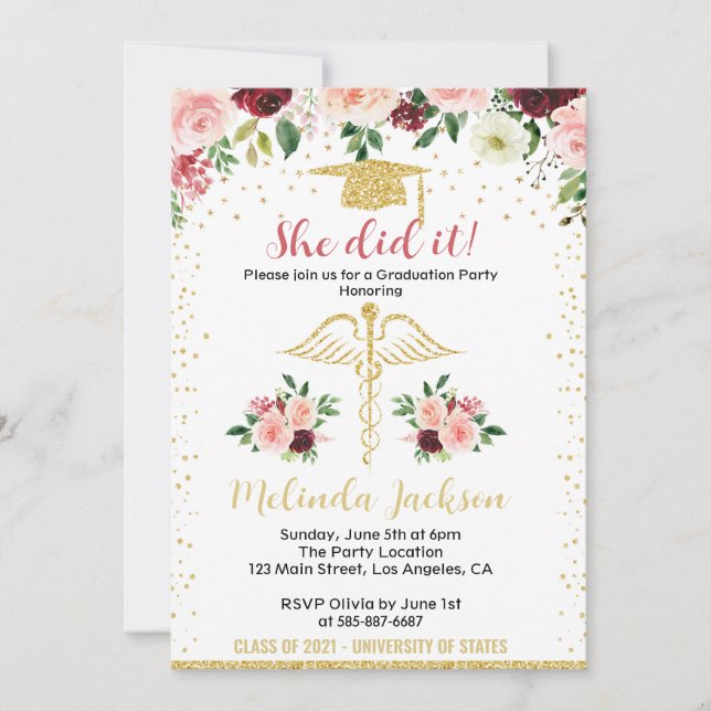 Convite Para Formação De Enfermeiros (Frente)