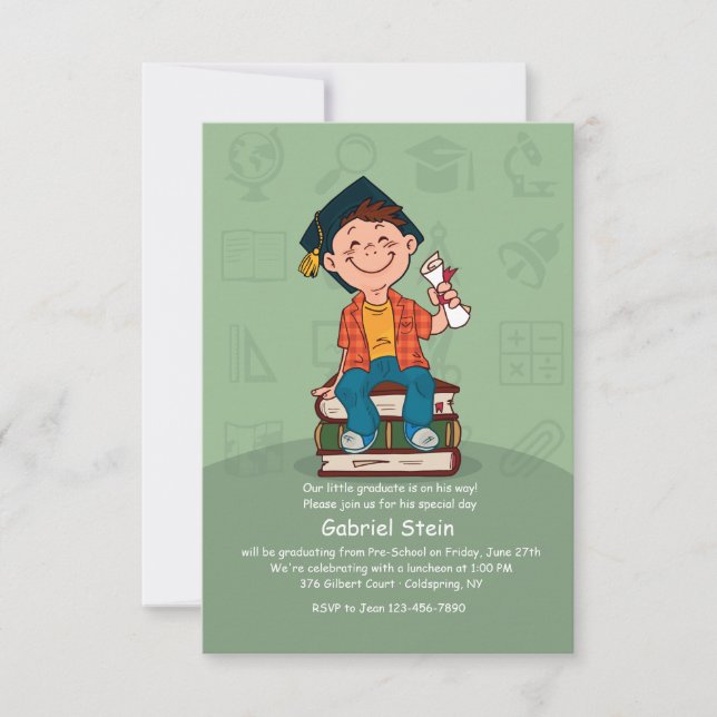 Convite para Formandos Feliz (Frente)