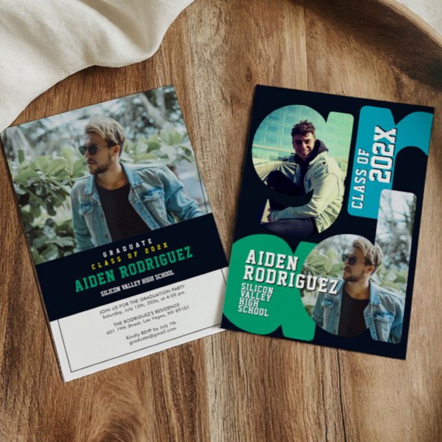 Convite para Formandos Modernos (Criador carregado)