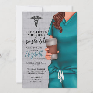 Convite para formatura na Faculdade de Medicina Te
