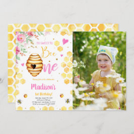 Convite para Foto de Abelhas Amarelas