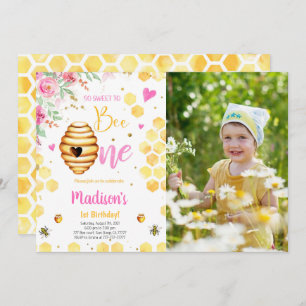 Convite para Foto de Abelhas Amarelas
