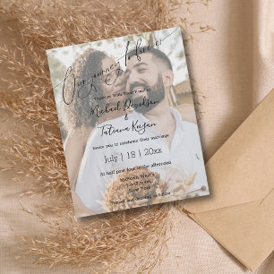 Convite para foto de casamento de Viagem para o Fo