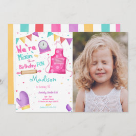 Convite para Fotografia Baking