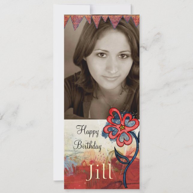 convite para fotografia de adolescente (Frente)