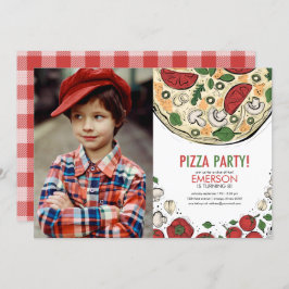 Convite para Fotografia de Aniversário da Pizza Pa