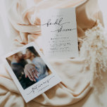 Convite para Fotografia de Chá de panela Elegante<br><div class="desc">Este é um chá de panela moderno minimalista que apresenta uma fonte de caligrafia impressionante emparelhada com uma simples fonte serif. Não é possível digitar a letra cursiva, mas as cores podem ser alteradas e o texto pode ser movido. Todos os outros elementos são 100% editáveis // Para designs correspondentes,...</div>