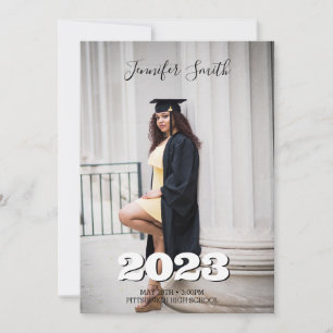 Convite para fotografia de graduação