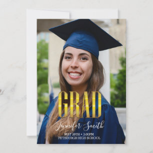 Convite para fotografia de graduação