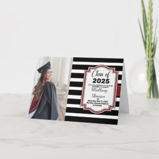 Convite para Fotografia de Graduação Clássica em E